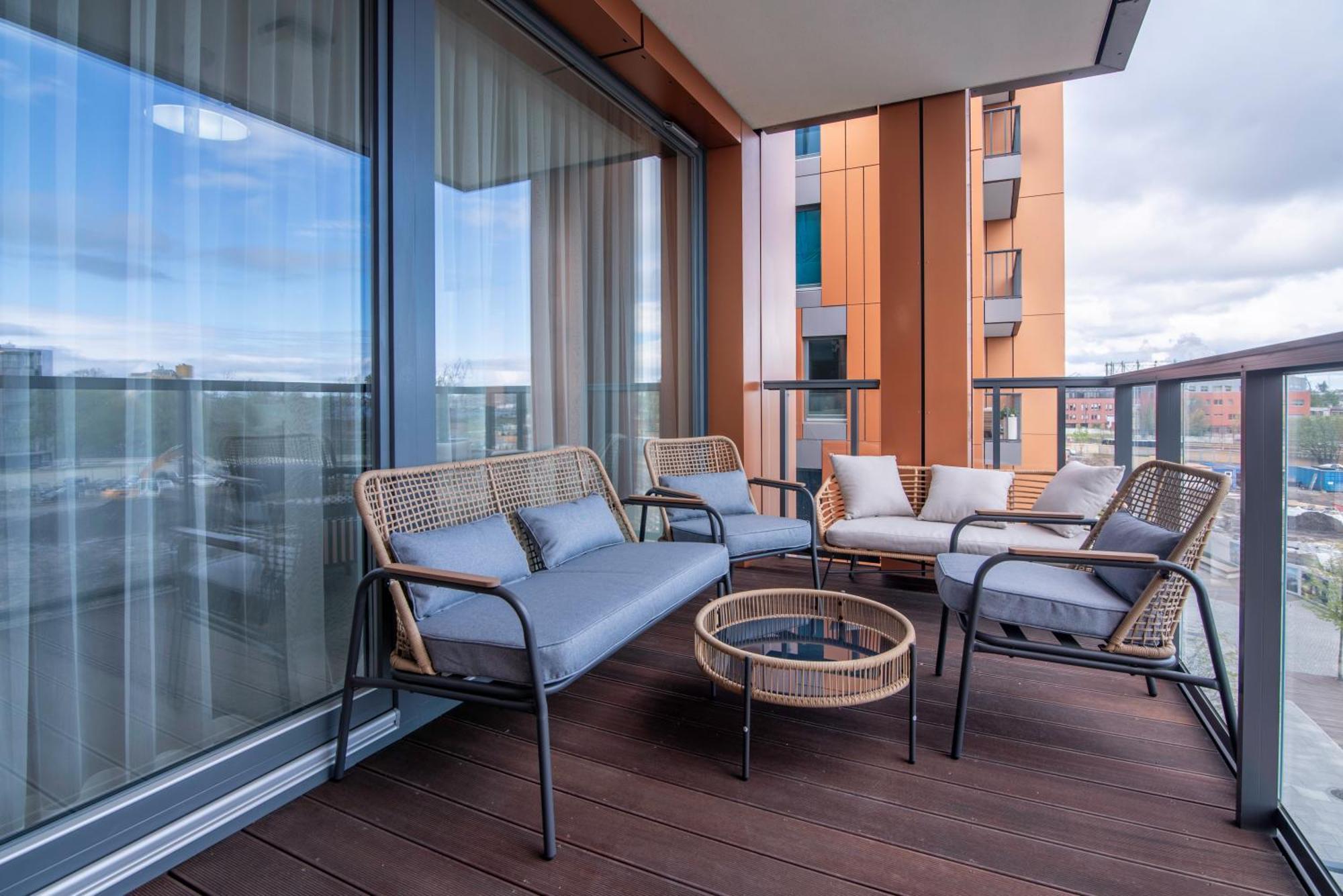 Bursztynowy Zakatek Apartment กดัญสก์ ภายนอก รูปภาพ